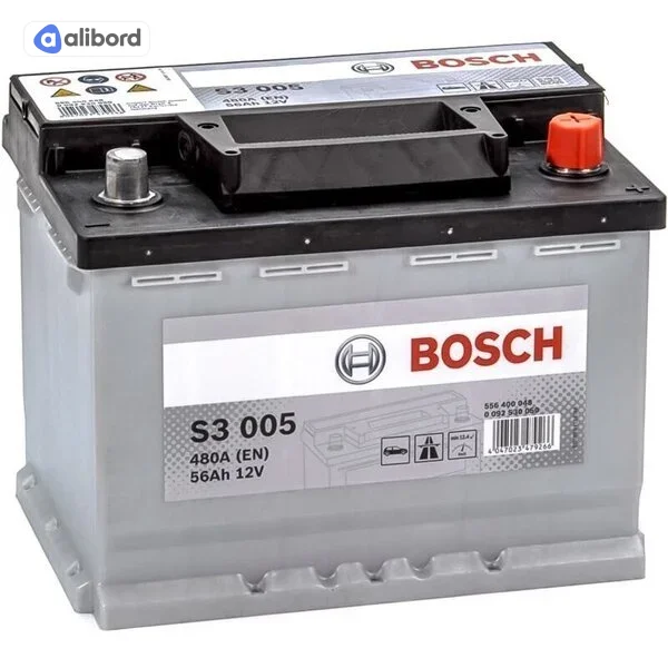 Акумулятор 56Ah-12v BOSCH (S3005) (242x175x190),R,EN480 0092S30050
