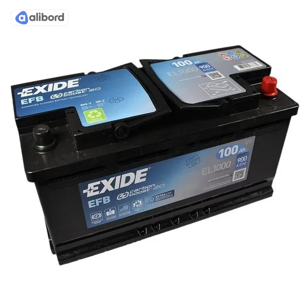 Акумулятор 100Ah-12v Exide EFB (353х175х190), R, EN900 EL1000