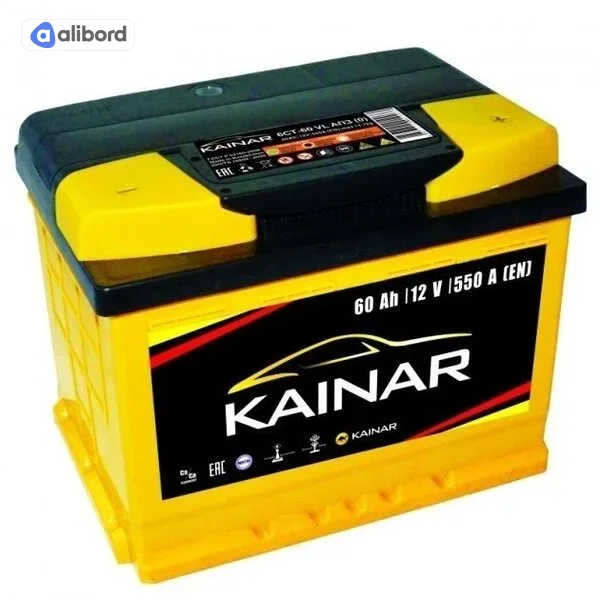 Акумулятор   60Ah-12v KAINAR (242х175х190),L,EN550 !КАТ. -10% 060 261 1 120 ЖЧ