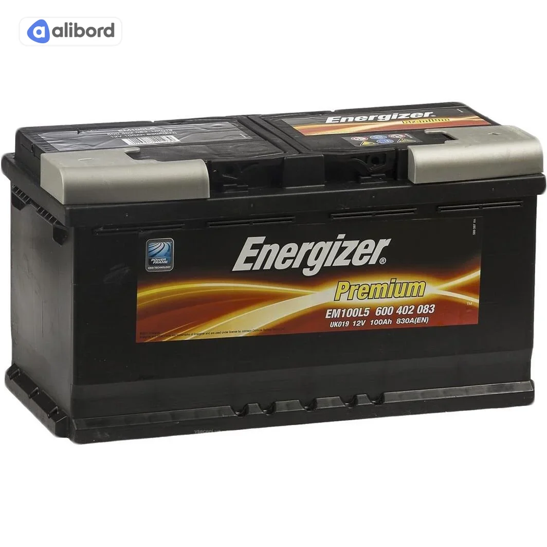 Акумулятор 100Ah-12v Energizer Prem. (353х175х190), R, EN830! КАТ. -15% 600 402 083