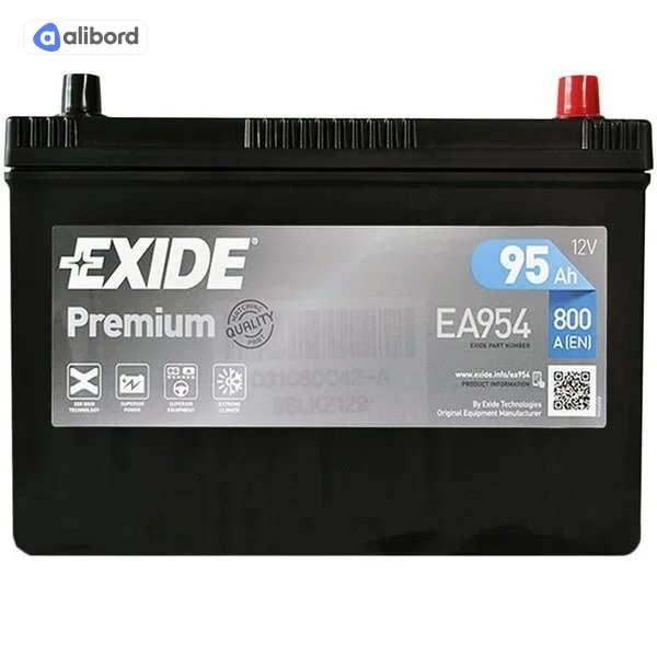 Акумулятор   95Ah-12v Exide PREMIUM (302х171х222),R,EN800 !КАТ. -10% EA954