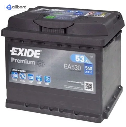 Акумулятор   53Ah-12v Exide PREMIUM(207х175х190),R,EN540 !КАТ. -15% EA530