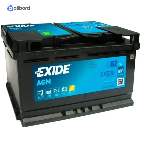 Акумулятор 82Ah-12v Exide AGM (315х175х190),R,EN800 EK820