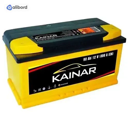 Акумулятор   90Ah-12v KAINAR (353х175х190),L,EN800 !КАТ. -10% 090 261 1 120 ЖЧ