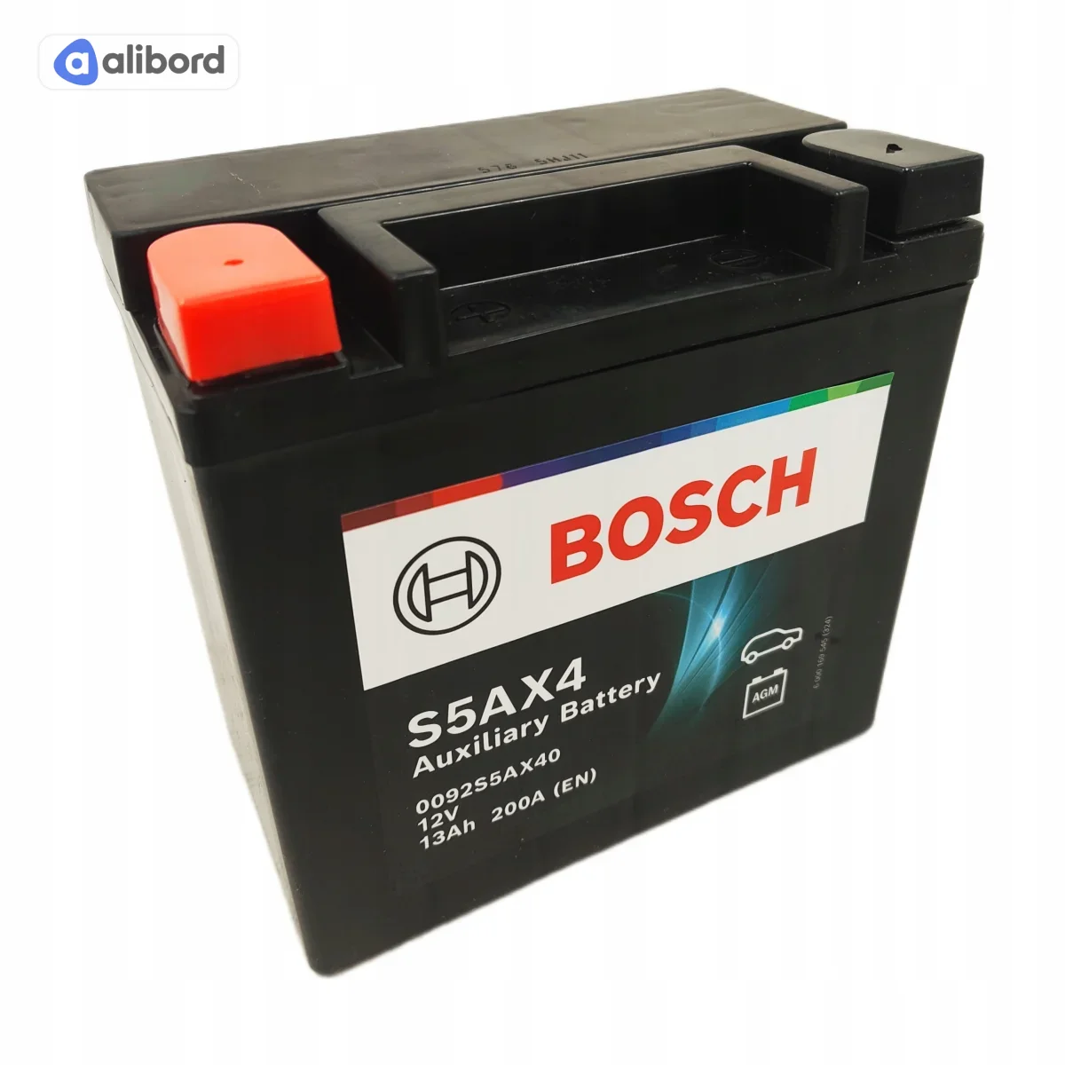 Акумулятор 13Ah-12v BOSCH AGM AUXILIARY (S5AX4) (150x87x145),L,EN200 0092S5AX40