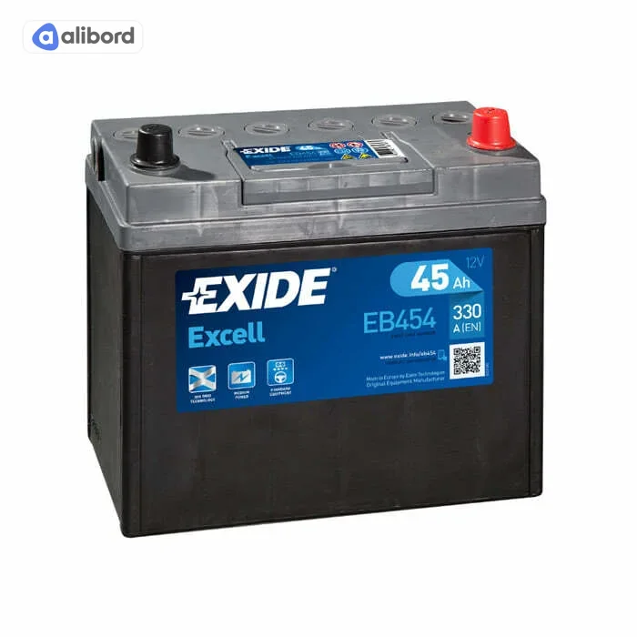 Акумулятор   45Ah-12v Exide EXCELL(234х127х220),R,EN330 !КАТ. -20% EB454