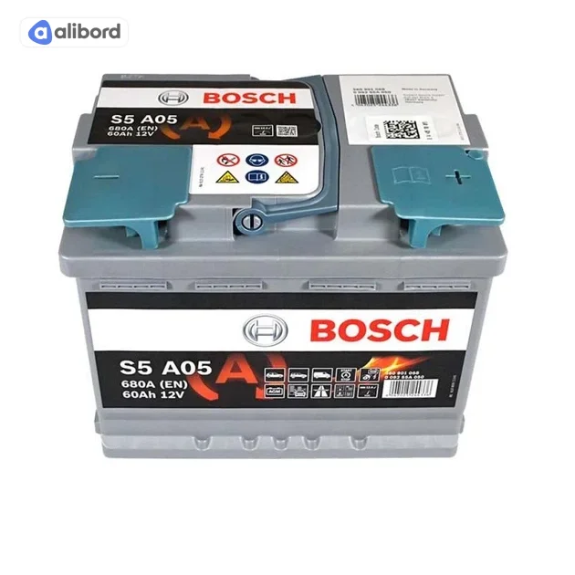 Акумулятор   60Ah-12v BOSCH AGM (S5A05) (242х175х190),R,EN680 !КАТ. -20% 0092S5A050