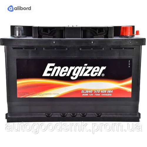 Акумулятор 70Ah-12v Energizer (278х175х190), R, EN640 570 409 064