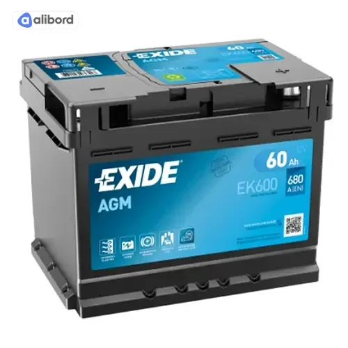 Акумулятор   60Ah-12v Exide AGM (242х175х190),R,EN680 !КАТ. -15% EK600