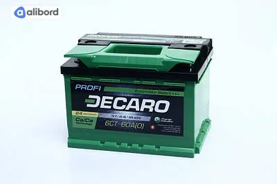 Акумулятор 60Ah-12v DECARO PROFI (242x175x175),R,EN600 6СТ-60 АЗ (0) PRO