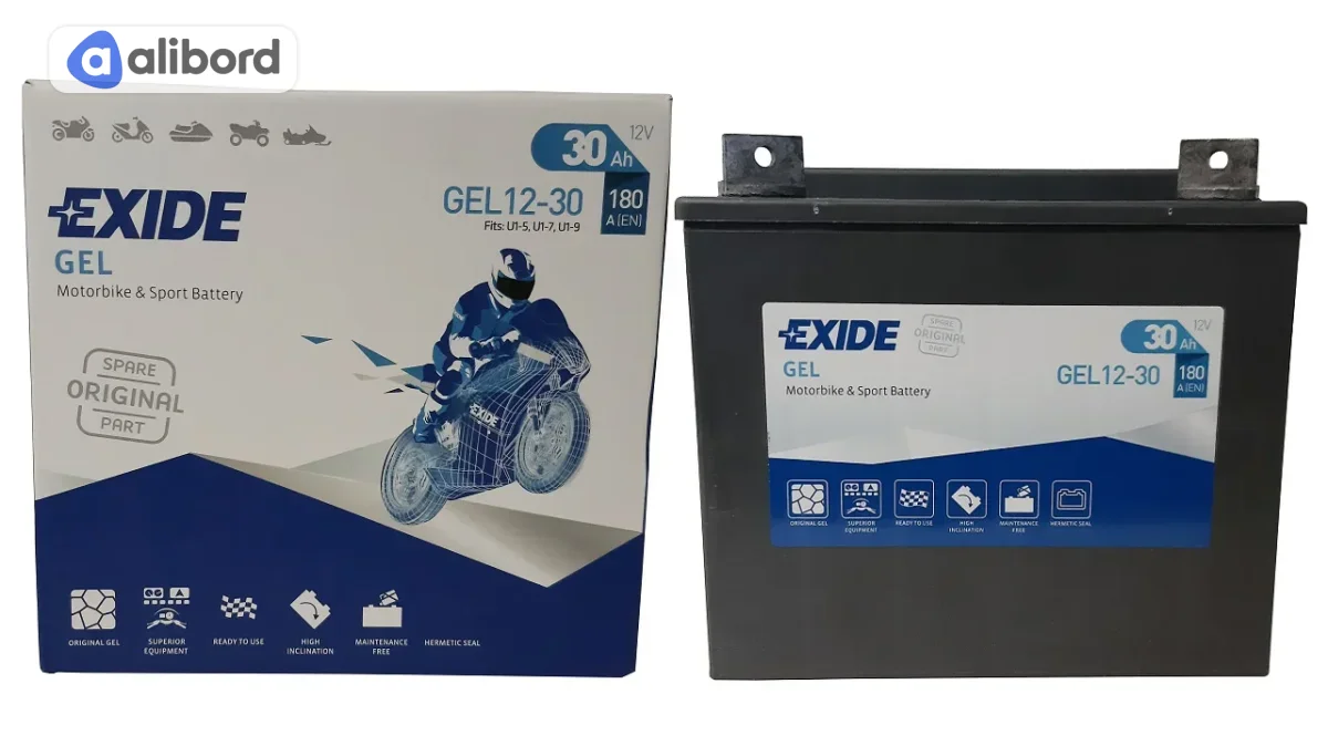 Акумулятор 30Ah-12v Exide GEL (197х132х186),L,EN180 гелевий GEL12-30