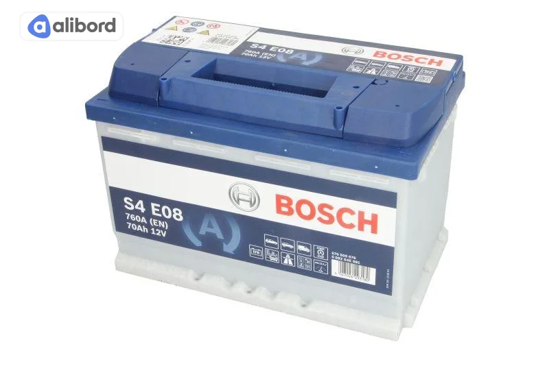 Акумулятор 70Ah-12v BOSCH EFB (S4E08) (278x175x190),R,EN760 0092S4E081