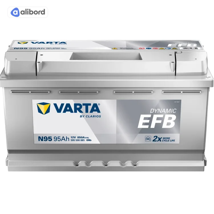 Акумулятор 95Ah-12v VARTA Dynamic EFB (N95) (352х175х190),R,EN850 595 500 085