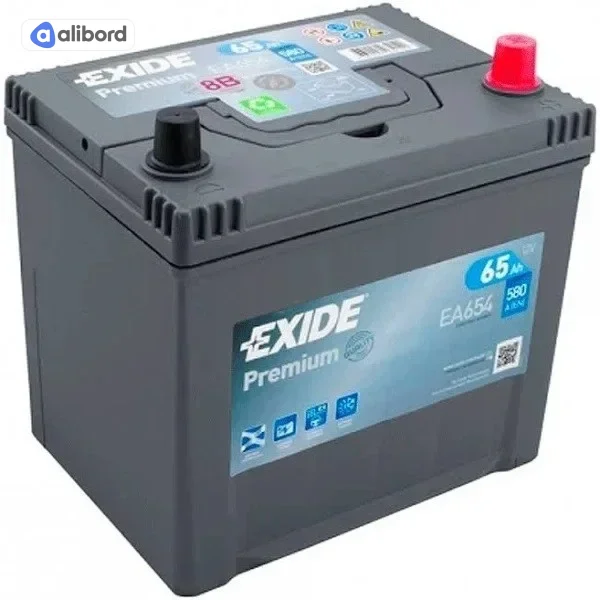 Акумулятор   65Ah-12v Exide PREMIUM(230х173х222),R,EN580,Корея !КАТ. -20% EA654