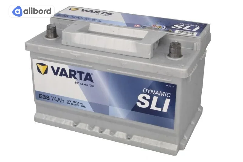 Акумулятор 74Ah-12v VARTA Dynamic SLI (E38) (278x175x175),R,EN750 574 402 075