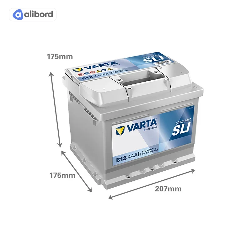 Акумулятор 44Ah-12v VARTA Dynamic SLI (B18) (207х175х175),R,EN440 !КАТ. -20% 544 402 044
