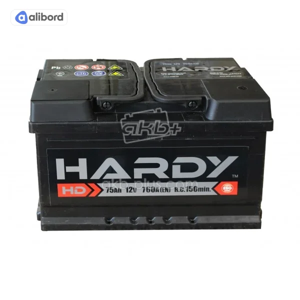 Акумулятор   75Ah-12v HARDY (278x175x190),R,EN680 !КАТ. -15% 5237995127