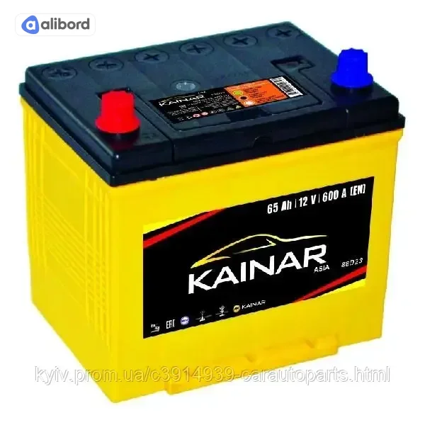 Акумулятор   65Ah-12v KAINAR Asia (230х173х220),R,EN600 !КАТ. -15% 062 343 0 110 ЖЧ