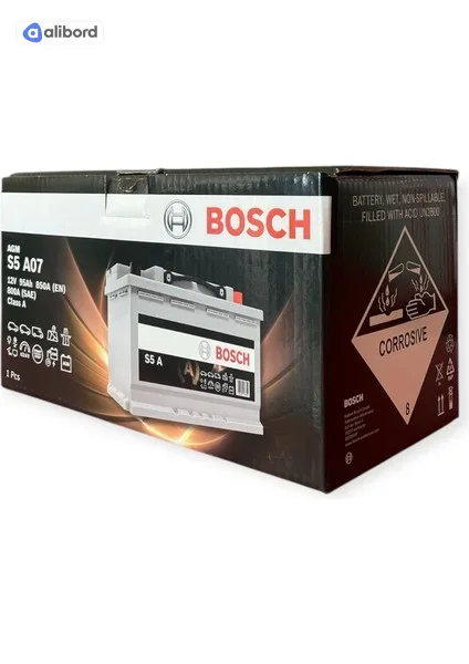 Акумулятор 95Ah-12v BOSCH AGM (S5A13) (353x175x190),R,EN850 0092S5A130