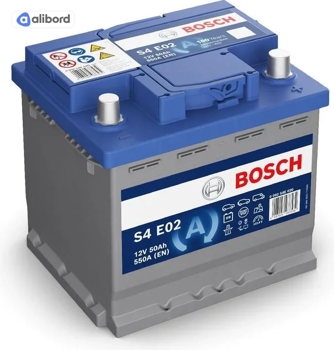 Акумулятор 50Ah-12v BOSCH EFB (S4E02) (207x175x190),R,EN550 0092S4E020
