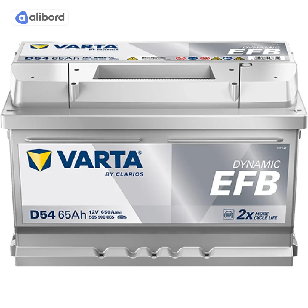 Акумулятор 65Ah-12v VARTA Dynamic EFB (D54) (278х175х175),R,EN650 565 500 065