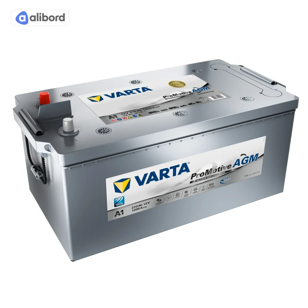 Акумулятор 210Ah-12v VARTA ProMotive AGM (A1) (518x276x242),полярність зворотна(3),EN1200 710 901 120