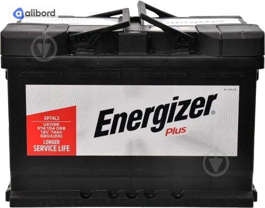 Акумулятор 74Ah-12v Energizer Plus (278х175х190), R, EN680 574 104 068