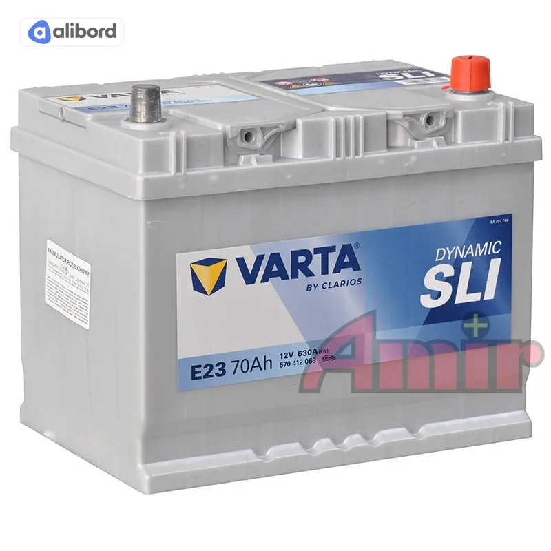 Акумулятор 70Ah-12v VARTA Dynamic SLI (E23) (261х175х220),R,EN630 Азія !КАТ. -15% 570 412 063