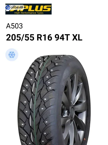 Шина 205/55R16 94T XL A503 (Aplus) під шип AP854H1