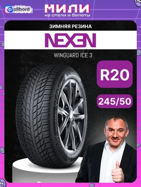 Шина 245/50R20 102T WINGUARD ice 3 (Nexen) 19729