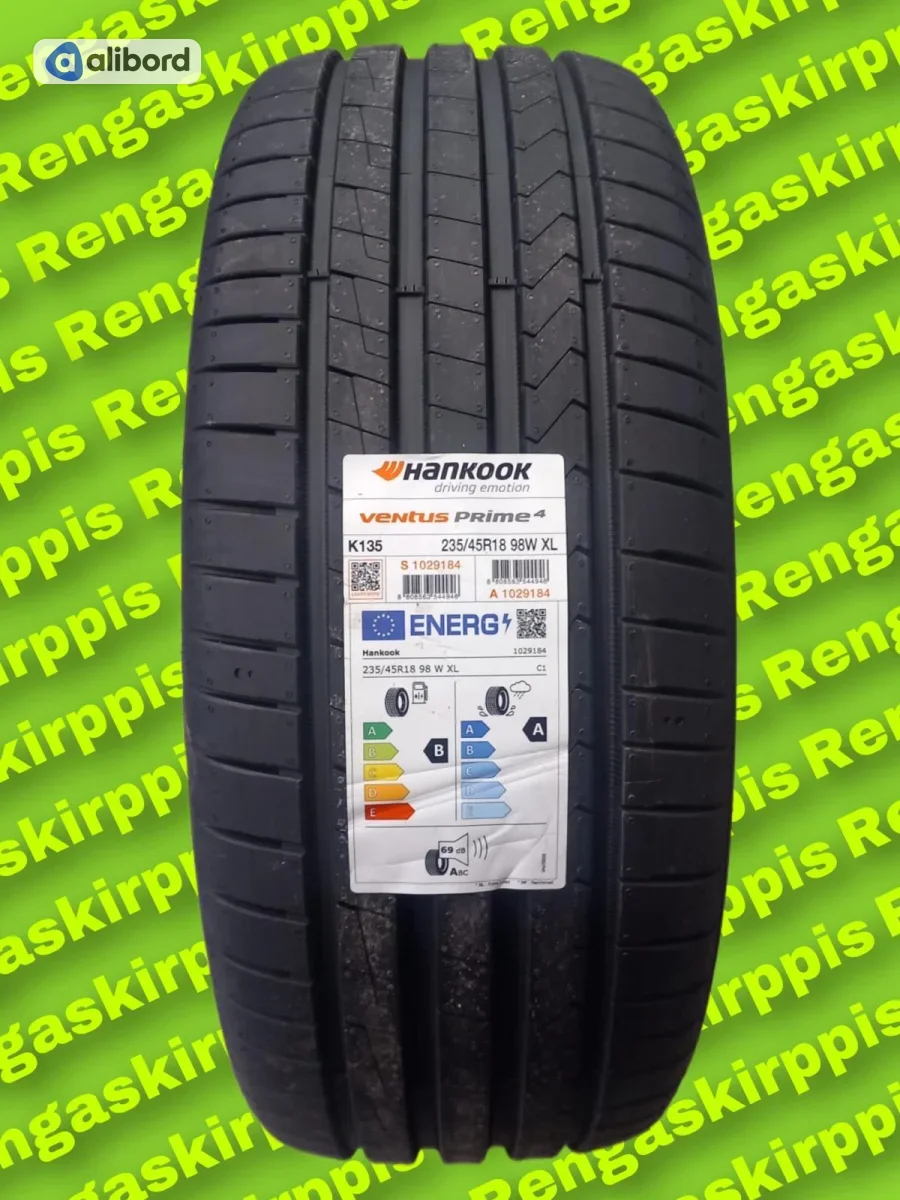 Шина 235/45R18 98W XL Ventus Prime 4 K135 (Hankook (вир-во Угорщина) 1029184