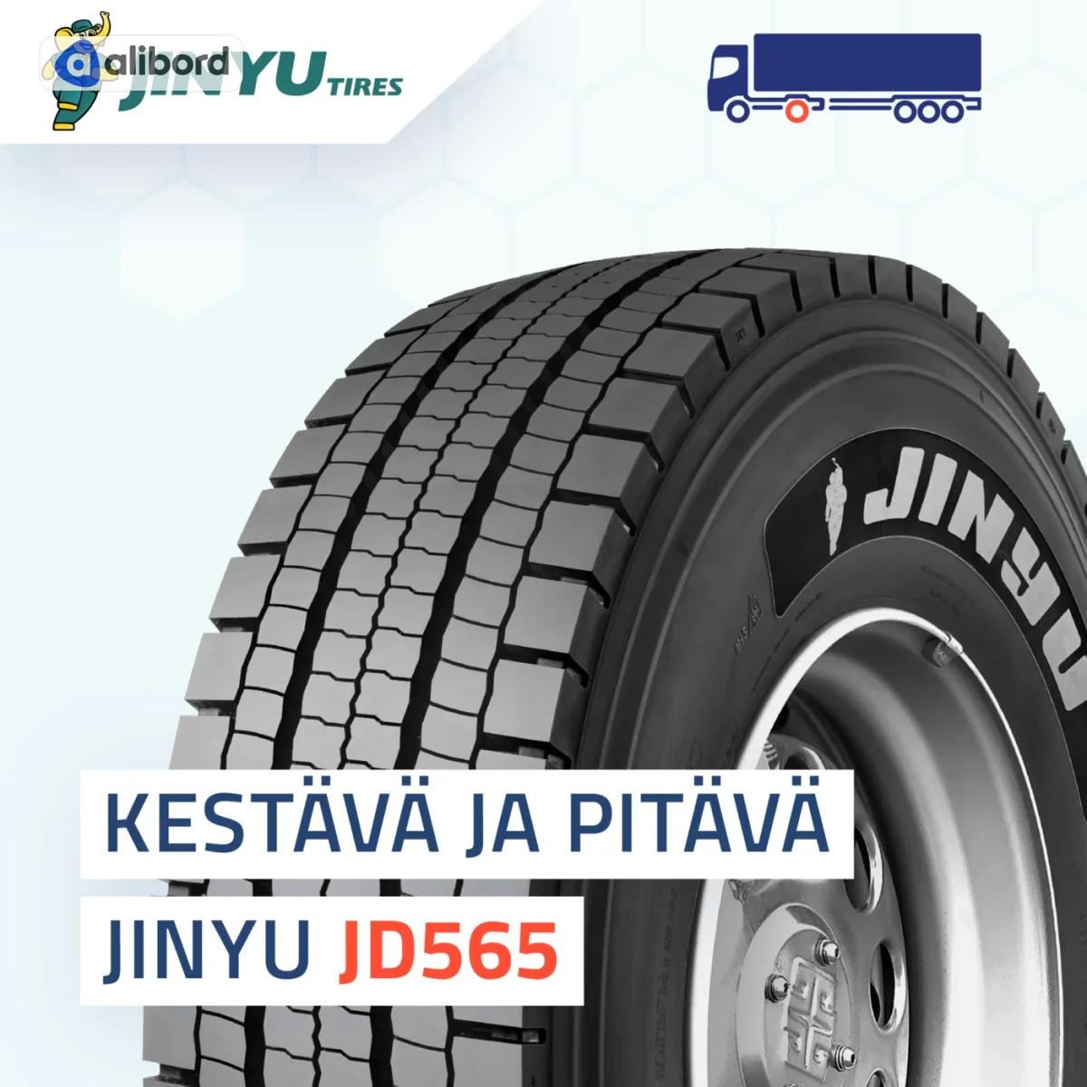 Шина 315/70R22,5 156/150L (18PR) JD565 M+S, 3PMSF (Jinyu) (вир-во Китай) 3302000466
