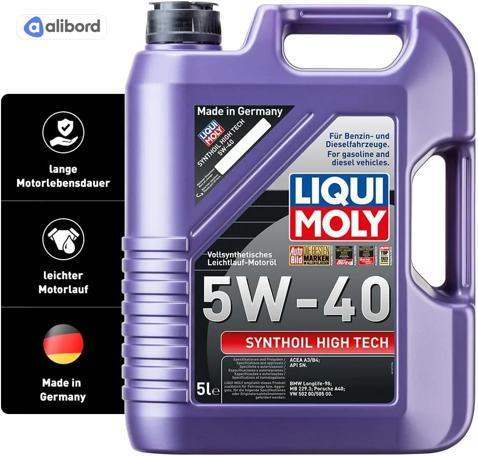 Олива моторна Liqui Moly Synthoil High Tech 5W-40 (Каністра 1л) 1924/1855