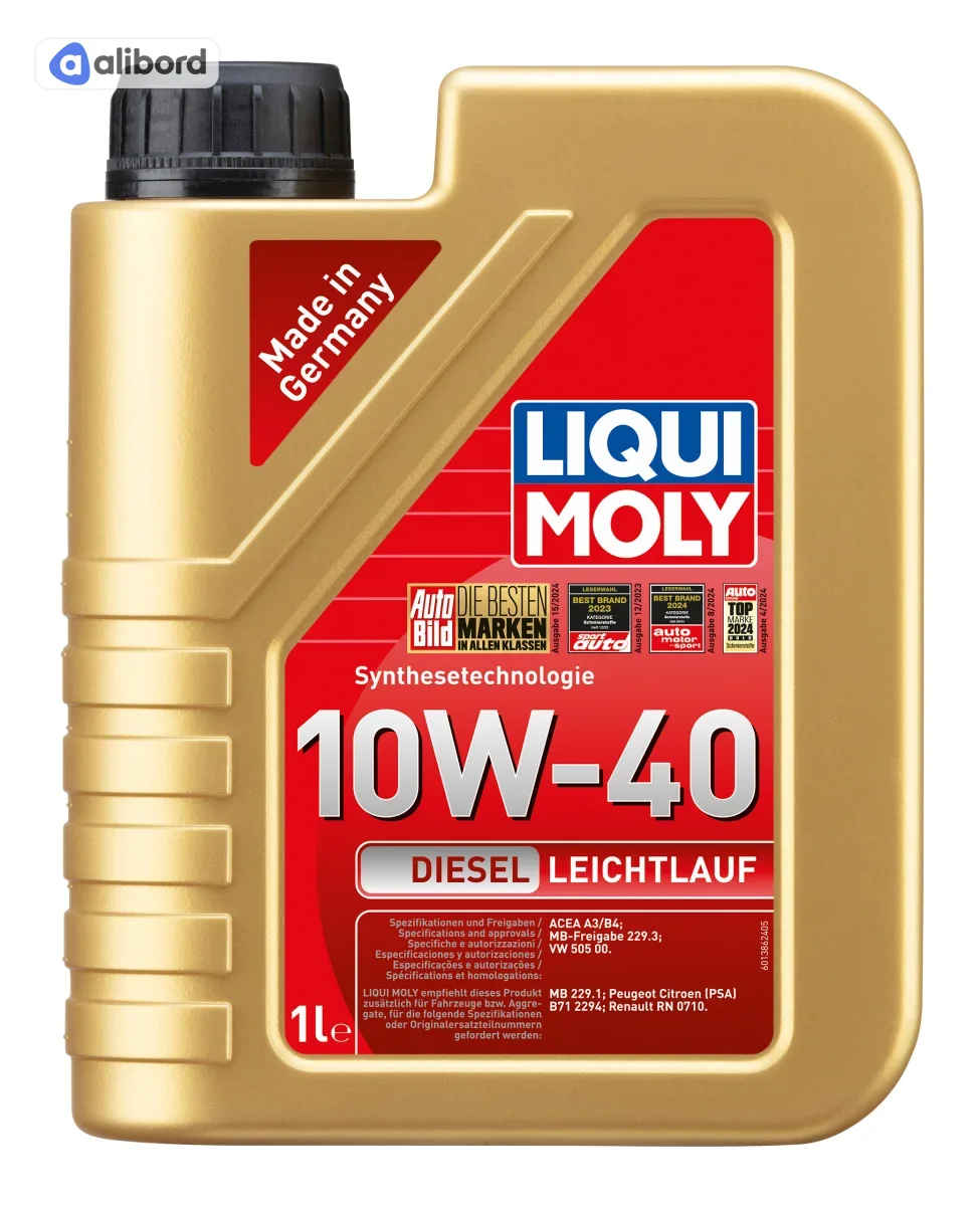 Олива моторна Liqui Moly Diesel Leichtlauf 10W-40 (Каністра 5л) 1387