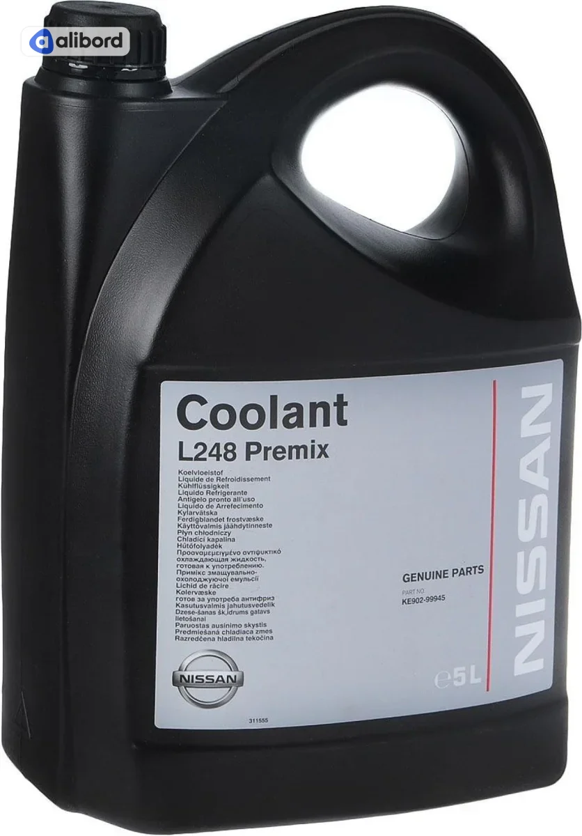 Антифриз NISSAN Coolant L248 PREMIX, зелений, -38°C (1л) KE90299935
