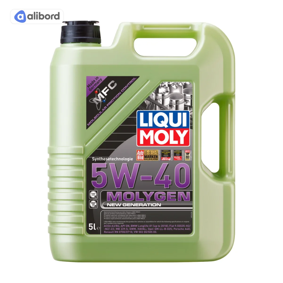 Олива моторна Liqui Moly Molygen New Generation 5W-40 (Каністра 4л) 9054/8578