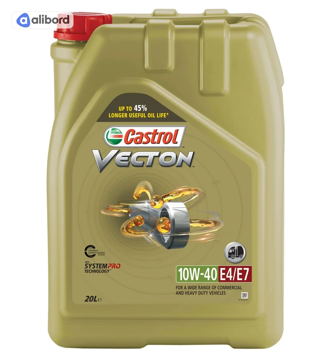 Олива моторна Castrol Vecton 10W-40 E4/E7 (Каністра 20л) 15BA40