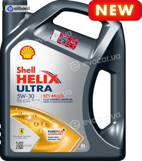 Олива моторна SHELL Helix Ultra ECT MULTI 5W-30 (Каністра 5л) 550058158