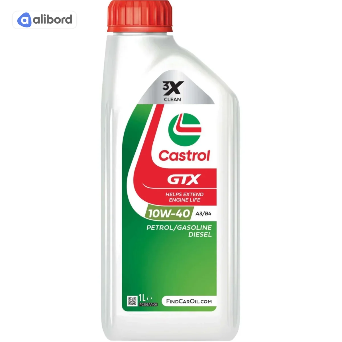 Олива моторна Castrol GTX 10W-40 A3/B4 (Каністра 4л) 15F8FD