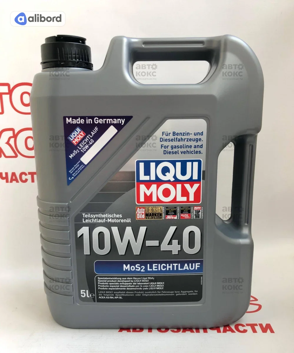 Олива моторна Liqui Moly MoS2 Leichtlauf 10W-40 (Каністра 1л) 1930/2626