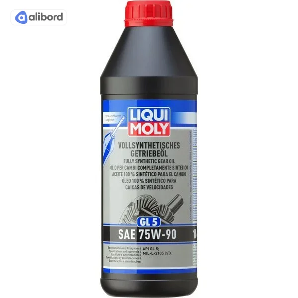 Олива трансміс. Liqui Moly Vollsynthetisches Getriebeoil (GL-5) 75W-90 (Каністра 1л) 1950/1414