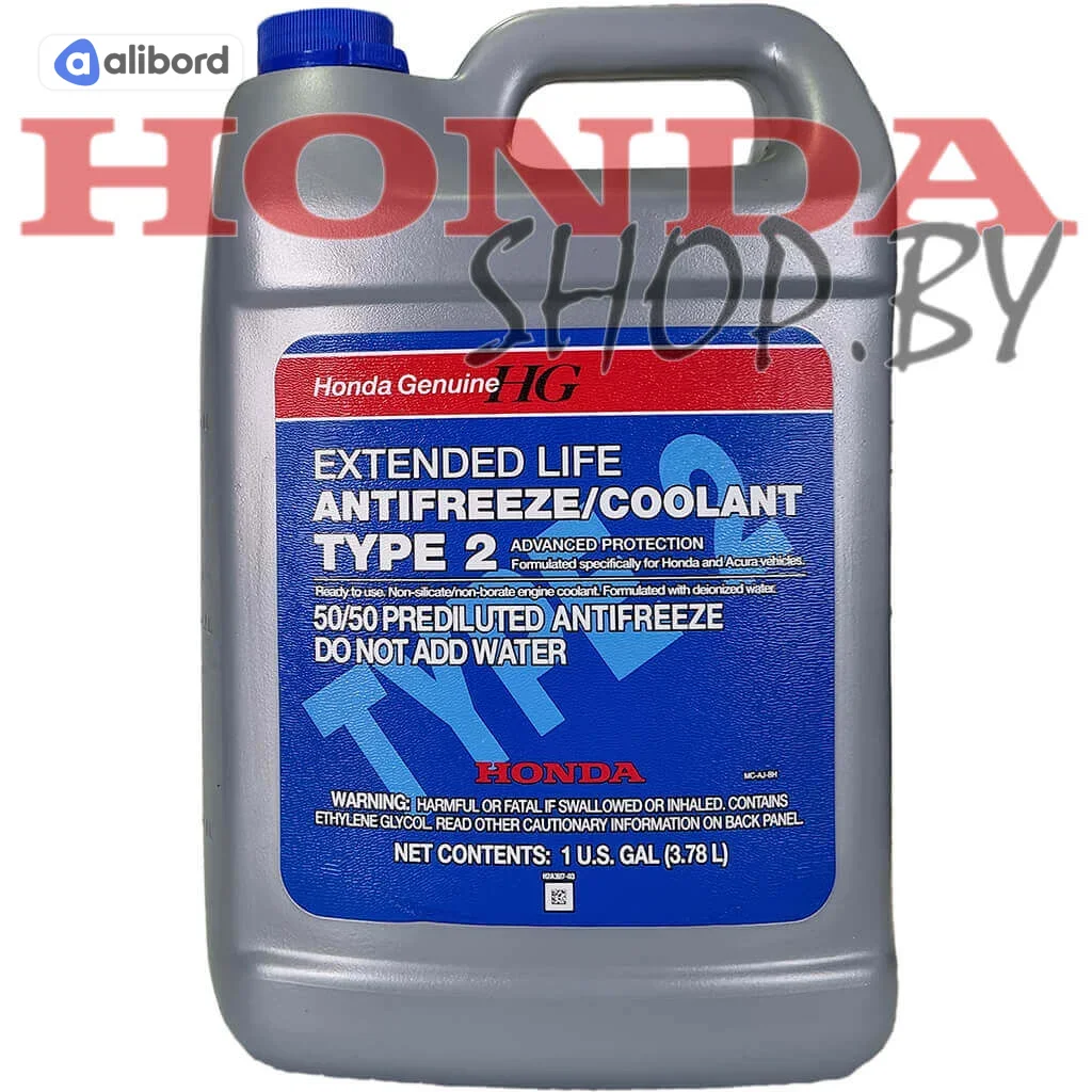 Охолоджуюча рідина HONDA COOLANT TYPE 2, синій (5л) 08CLAG026L2