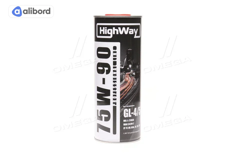 Олива трансміс. HighWay 75W-90 GL-4/5 п/с (Каністра 1л) 10059