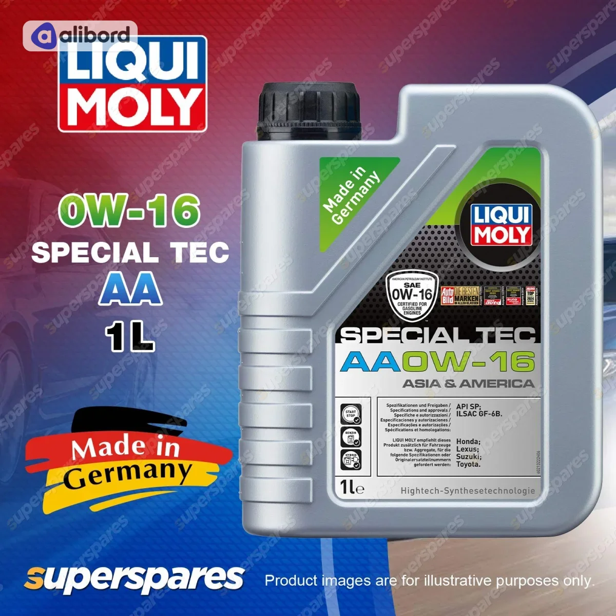 Олива моторна Liqui Moly Special TEC AA 0W-16 (Каністра 4л) 21327