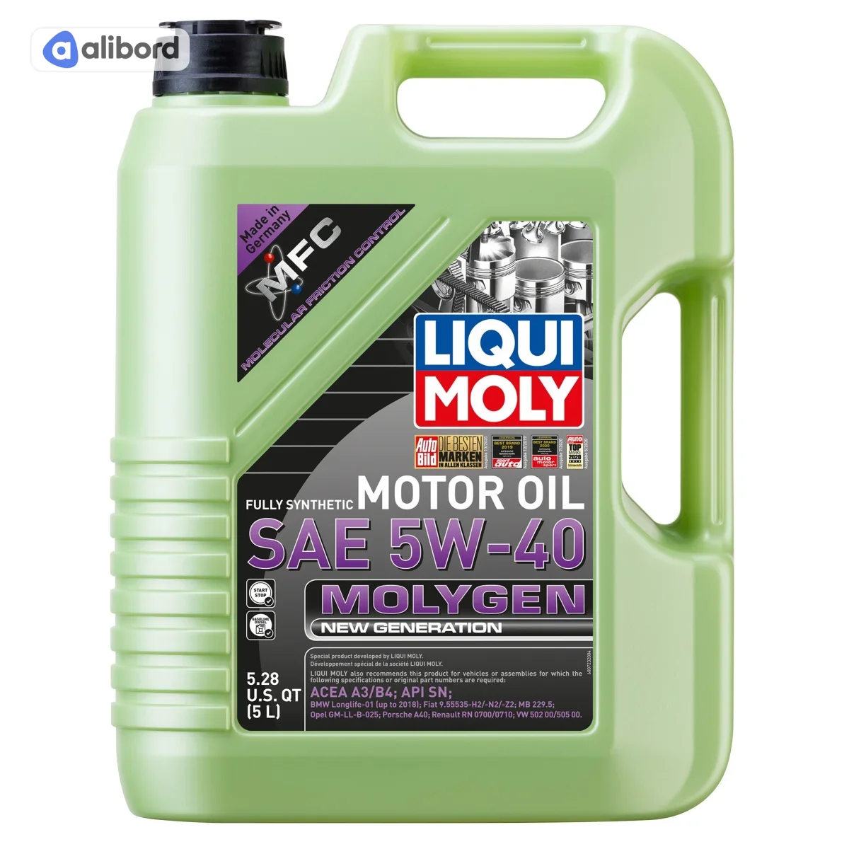 Олива моторна Liqui Moly Molygen New Generation 5W-40 (Каністра 1л) 8576