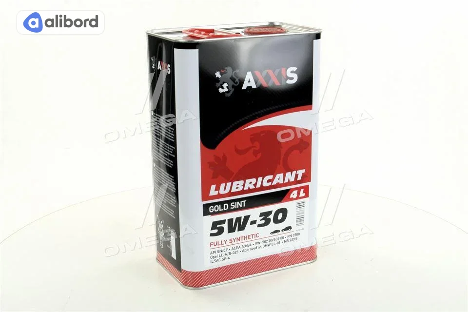 Олива моторн. AXXIS 5W-30 Gold Sint (Каністра 10л) AX-2181