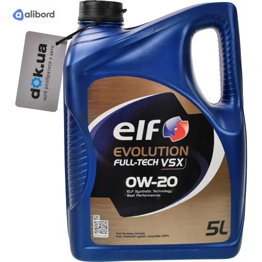 Олива моторна ELF Evolution FULL-TECH VSX 0W-20 (Каністра 5л) 214229