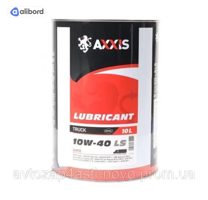 Олива моторна AXXIS TRUCK 10W-40 LS SHPD 20л AX-2052