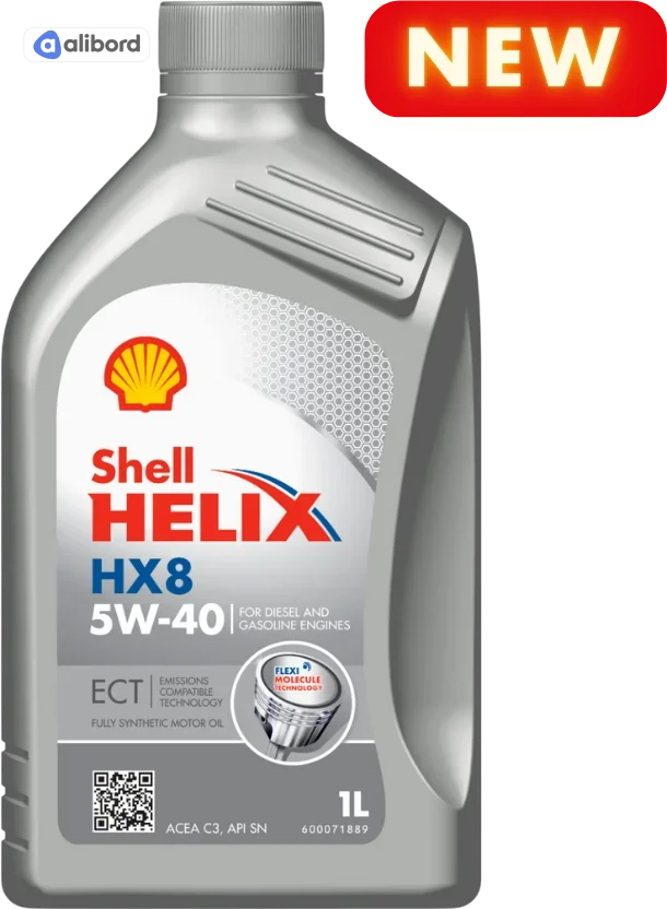 Олива моторна SHELL Helix HX8 ECT 5W-40 (Каністра 5л) 550046689