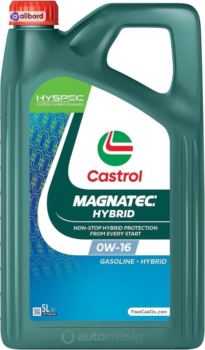 Олива моторна Castrol Magnatec HYBRID 0W-16 (Каністра 5л) 15F6FA